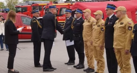 Odznaczenia i awanse podczas Dnia Strażaka