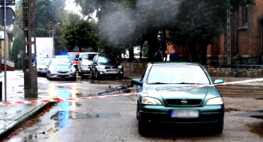 Śmiertelny wypadek w Baboszewie - 68-letniego rowerzysty nie udało się uratować
