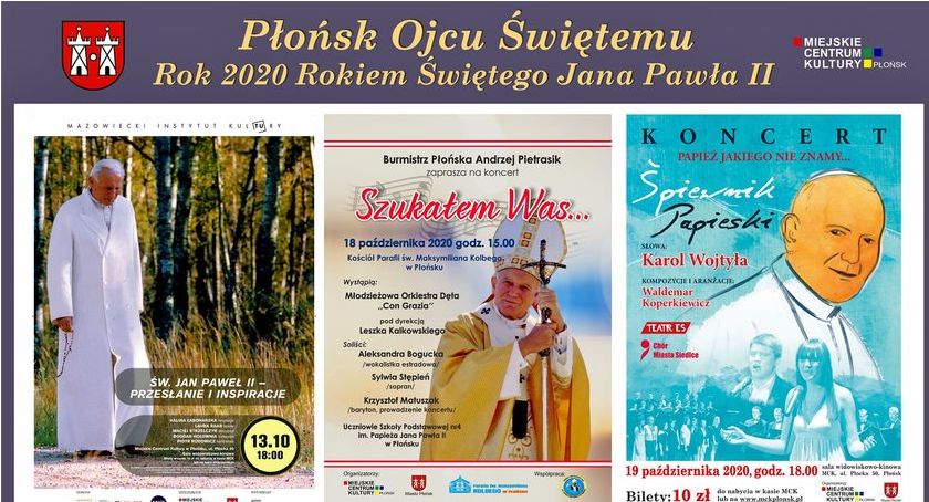 Rok Świętego Jana Pawła II - trzy płońskie koncerty