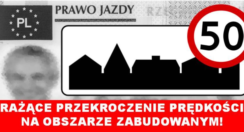 Pięciu kierowców bez prawka - rekordzista jechał w zabudowanym 146 km/h
