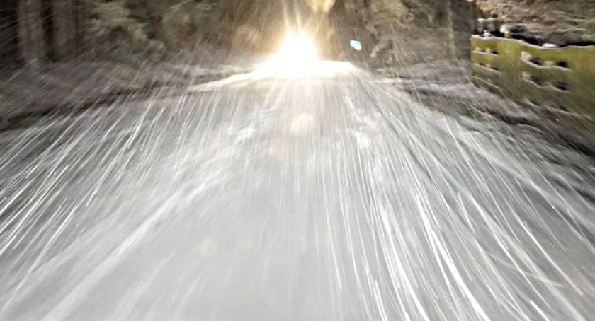 Pierwszy śnieg i aż 8 kolizji