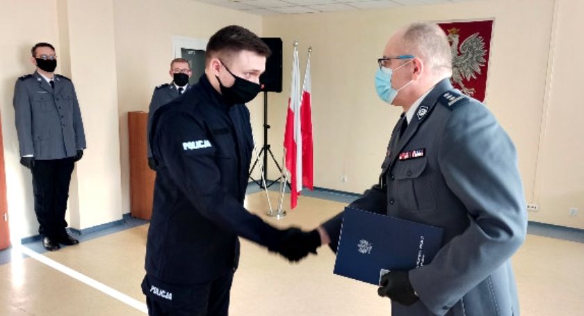 Ślubował nowy policjant