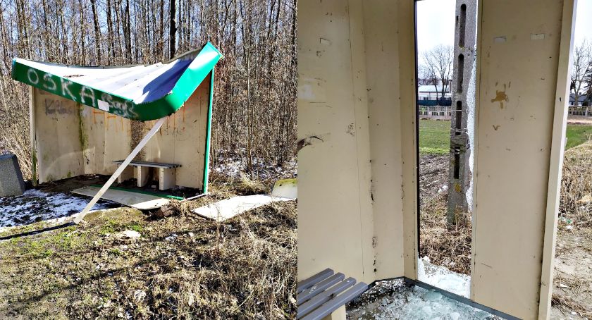 Zniszczone przystanki i znaki! Urząd apeluje o pomoc