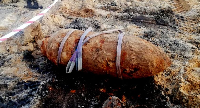 Tym razem w Dzierzążni znaleziono 500-kilogramową bombę lotniczą