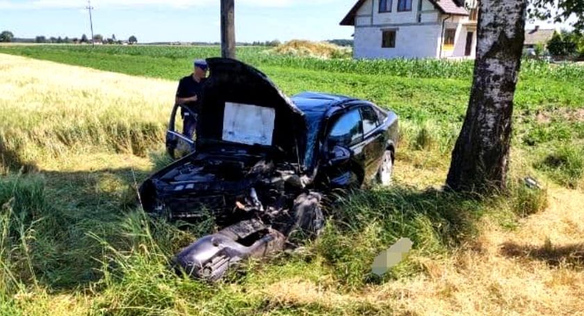 Jak to z wypadkiem w Uniecku było - kryminalni ustalają przebieg tajemniczego zdarzenia