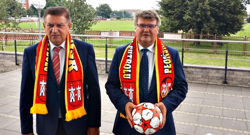 Poseł z burmistrzem - ponad podziałami - o budowie stadionu miejskiego