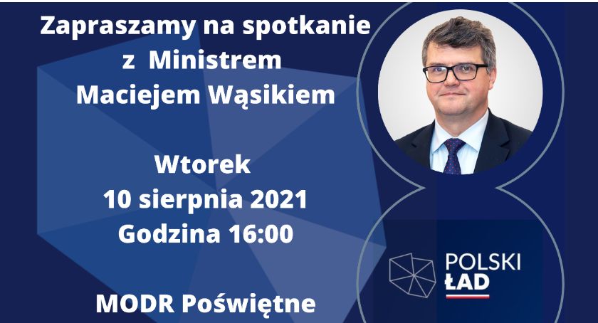 Minister Wąsik we wtorek w Płońsku nie tylko o „Polskim Ładzie”