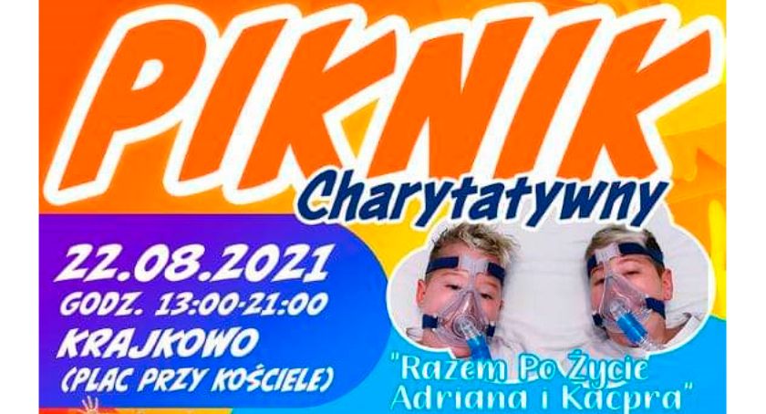 Kolejna super zabawa charytatywna dla Adriana i Kacpra - teraz Krajkowo