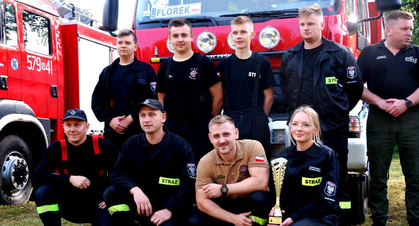 Drużyna OSP Dziektarzewo wygrała zawody strażackie jednostek z gminy Baboszewo