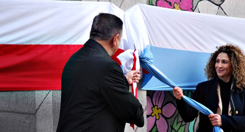 Mural Dawida Ben Guriona oficjalnie odsłonięty