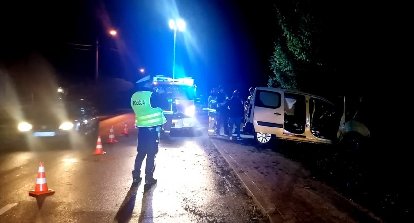 Tragiczny wypadek w Dalanówku - kierowca zginął na miejscu