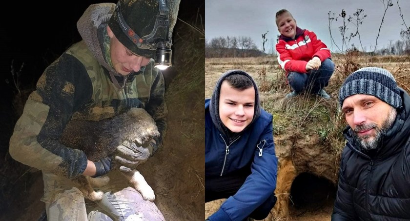 Zapomnieli o strachu i uratowali cztery psie życia