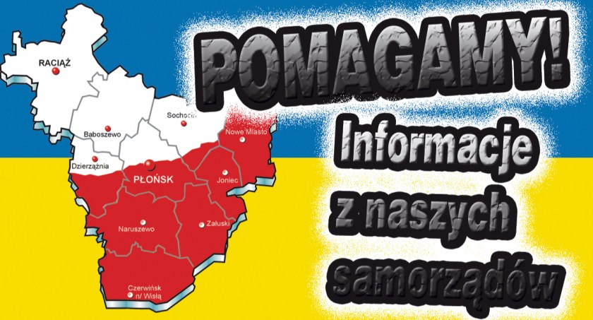 Powiat płoński dla Ukrainy - samorządy koordynują pomoc