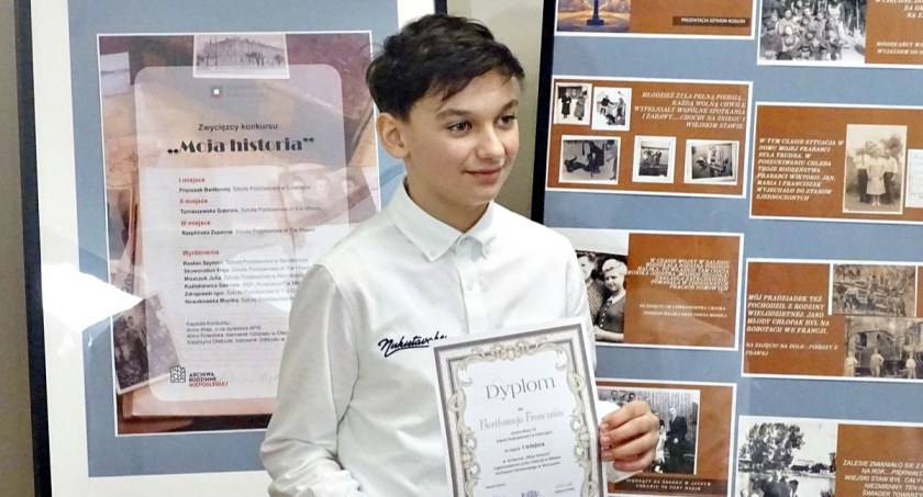 Bartosz laureatem konkursu „Moja historia”