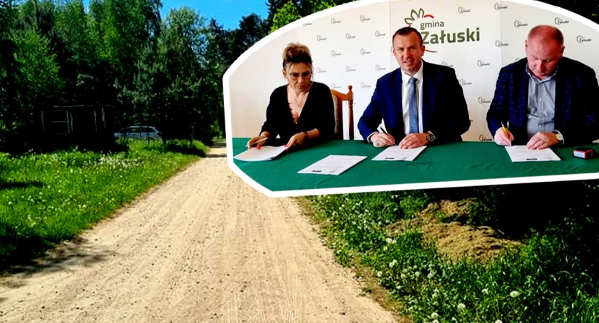 Kilometr w Załuskach - umowa podpisana 