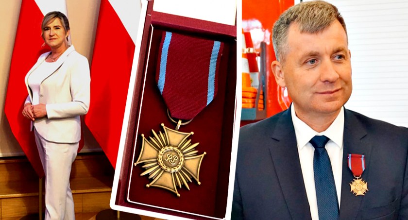 Prezydent odznaczył dwoje powiatowych samorządowców