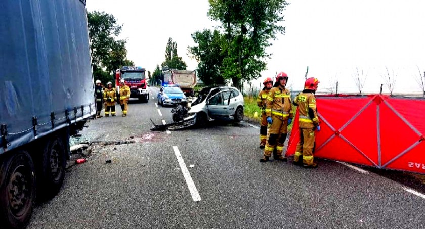 Tragiczny wypadek na skraju naszego powiatu