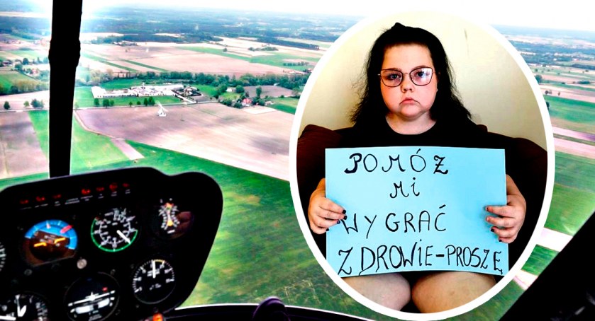 Poleć śmigłowcem, by pomóc Wiktorii! Koniec licytacji 20 sierpnia