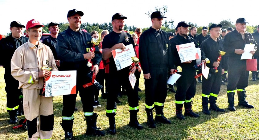 OSP Latonice i młodzieżówka OSP Królewo wygrywają zawody strażackie gmin Joniec i Nowe Miasto