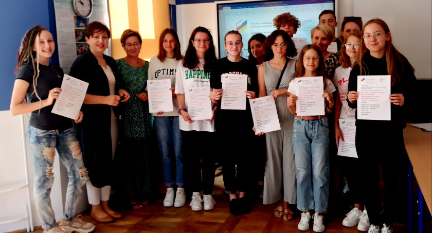 Projekt edukacyjny na linii ZS Nowe Miasto - 144 LO w Kijowie