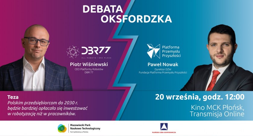 O nowych technologiach, i nie tylko, w gospodarce - konferencja z debatą 20 września