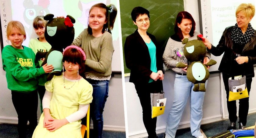 Pilotażowa lekcja programu „Mały Strażnik” w płońskiej trójce