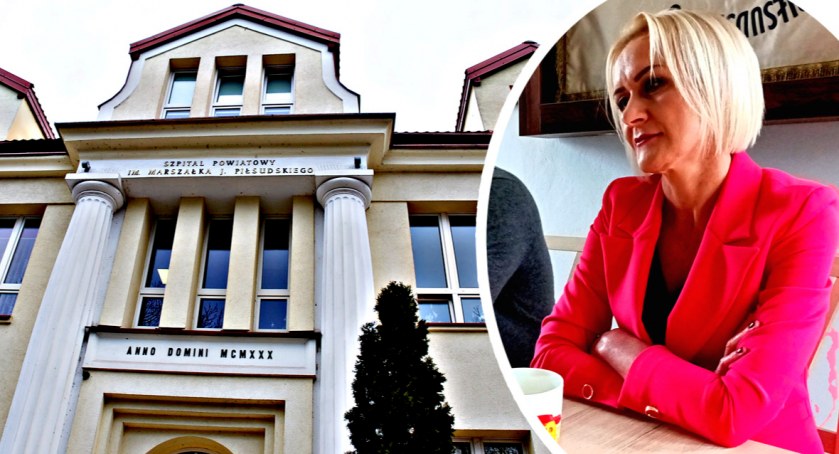 Wczoraj konferencja władz powiatu - dziś stanowisko byłej dyrektor szpitala
