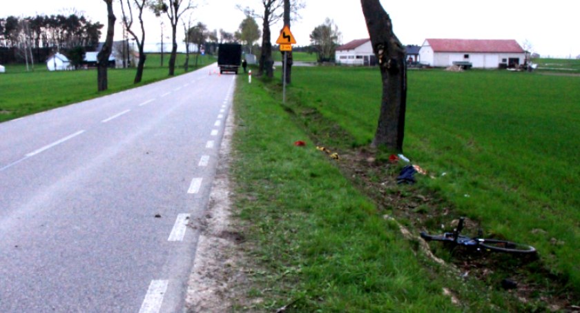 Potrącony rowerzysta zmarł w szpitalu