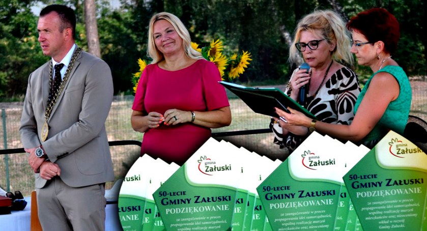 50-lecie gminy Załuski - władze uhonorowały zasłużonych dla gminy