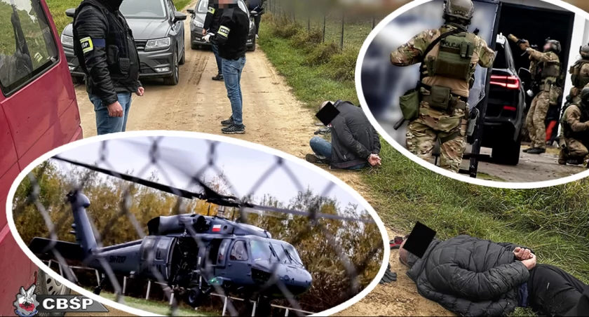 Nielegalne papierosy i zatrzymanie poszukiwanego za podwójne zabójstwo - CBŚP o akcji na Podmiejskiej