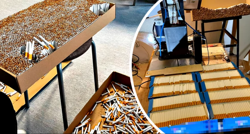 Zlikwidowali nielegalną fabrykę papierosów
