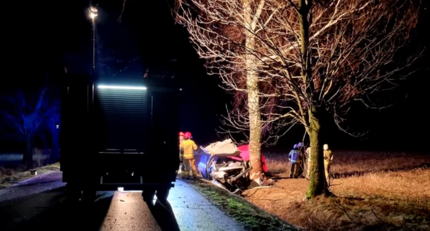 Tragiczny wypadek w Kraszewie Podbornym - zginął 22-latek