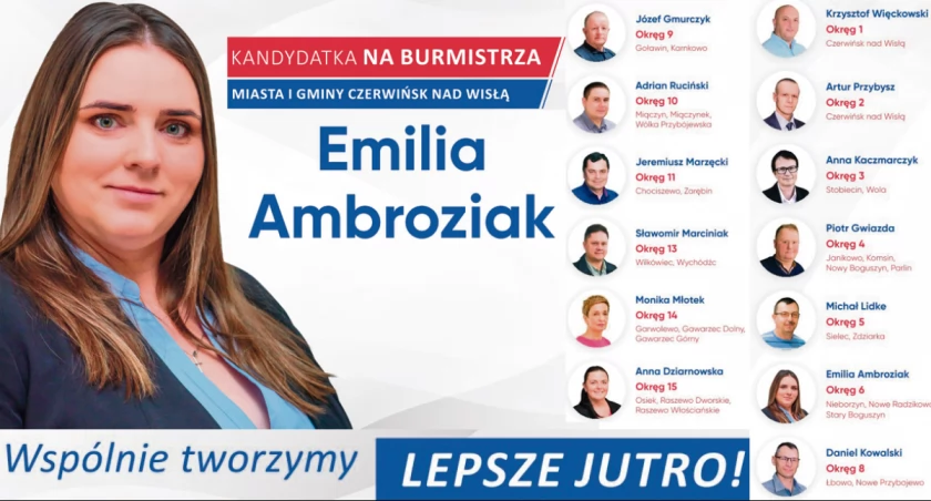 Z nadzieją na LEPSZE JUTRO dla miasta i gminy Czerwińsk nad Wisłą