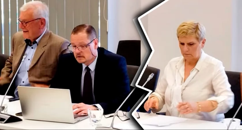 Radna Sokólska poza klubem PiS