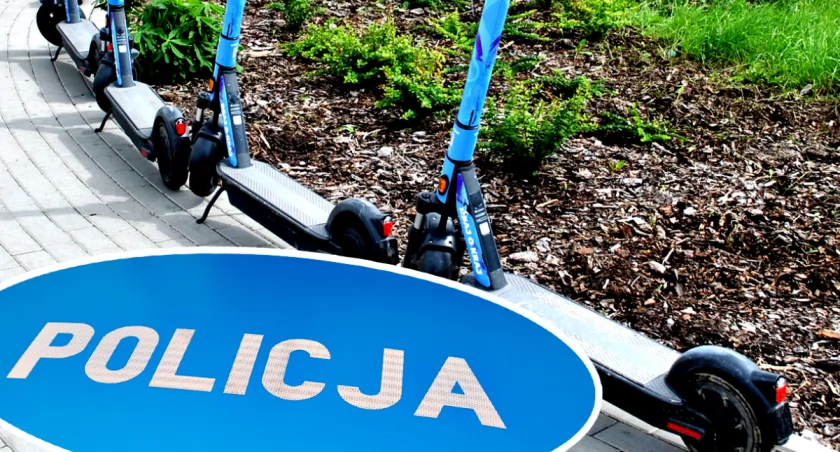 Kolejne zdarzenie związane z jazdą hulajnogą elektryczną