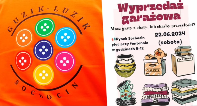 Pierwsza wyprzedaż garażowa w Sochocinie