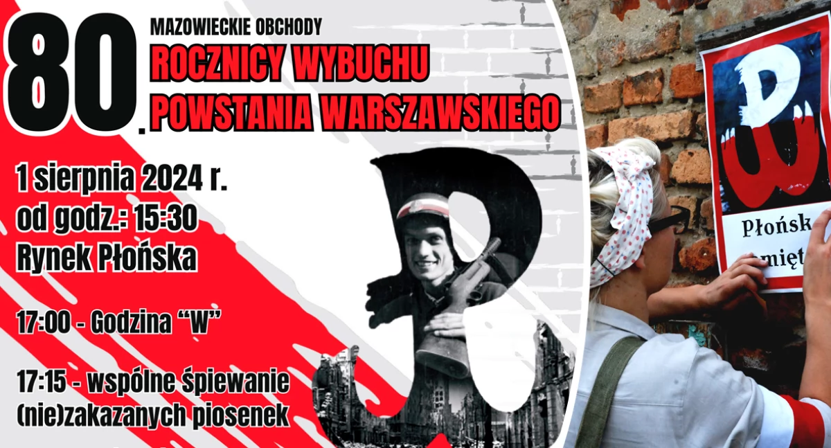 Będą obchody 80 rocznicy wybuchu Powstania Warszawskiego