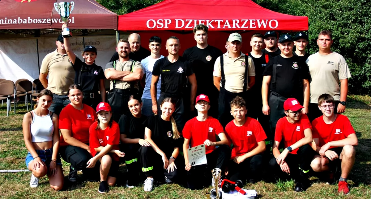 Zawody strażackie gminy Baboszewo wygrywa OSP Dziektarzewo