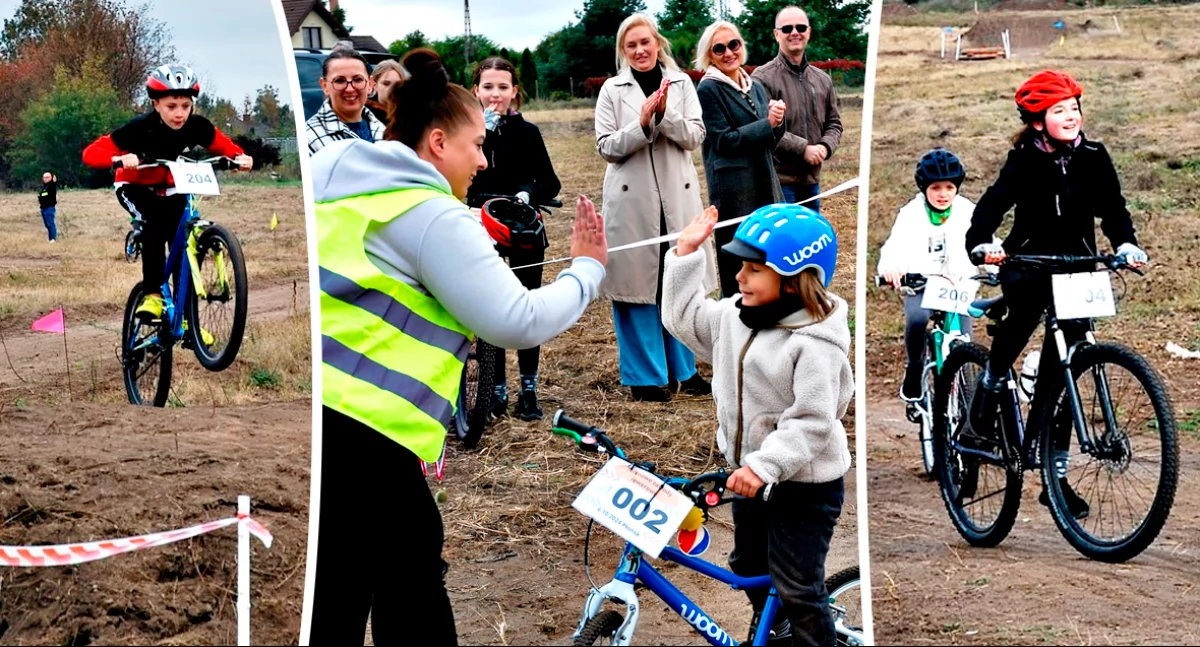 Inauguracyjne zawody na terenowym torze rowerowym