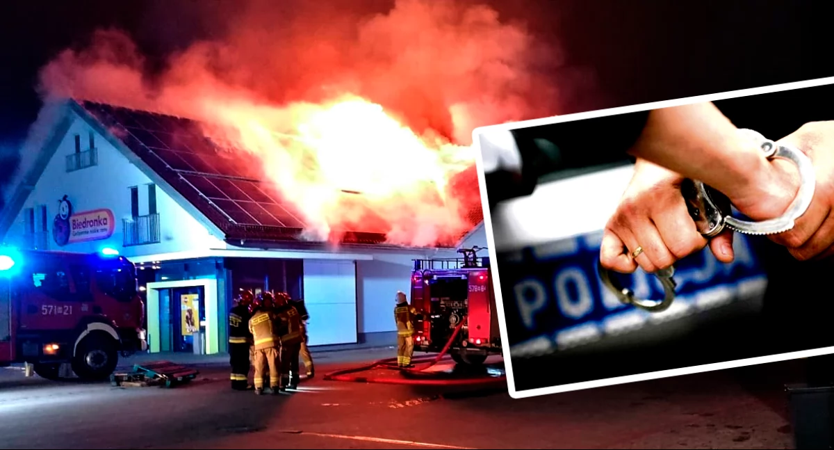 Podejrzany o podpalenie supermarketu aresztowany