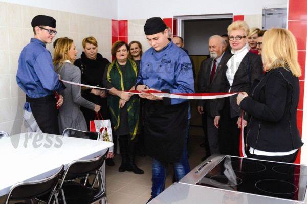 Klasopracowni gastronomicznej otwarcie