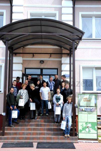 Zagraniczni goście w Załuskach