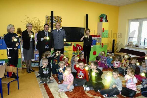 Akcję odblaskową rozpoczęli