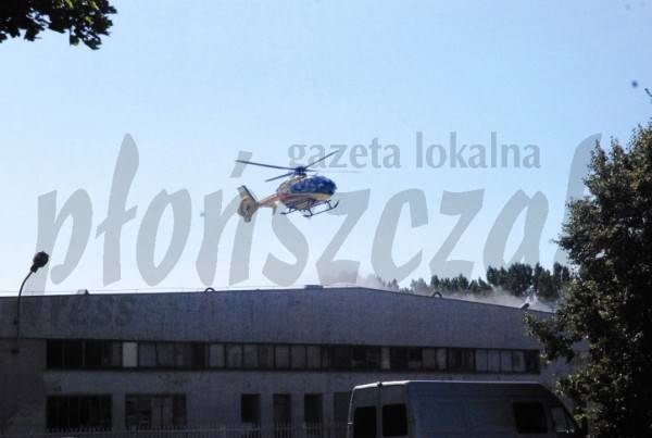 Dwóch poparzonych pracowników