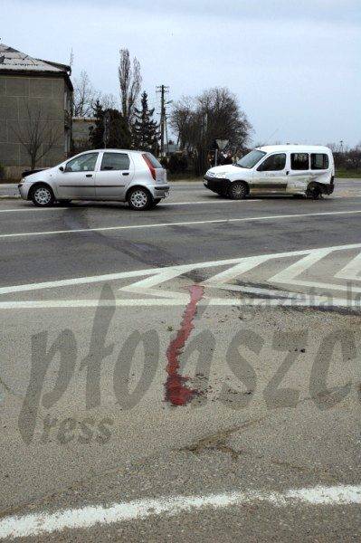 Bo sprawca wypadku nie zatrzymał się na czerwonym
