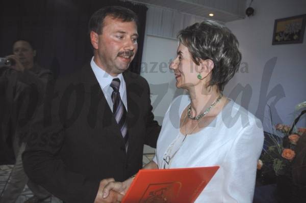 W podzięce za wieloletnią pracę