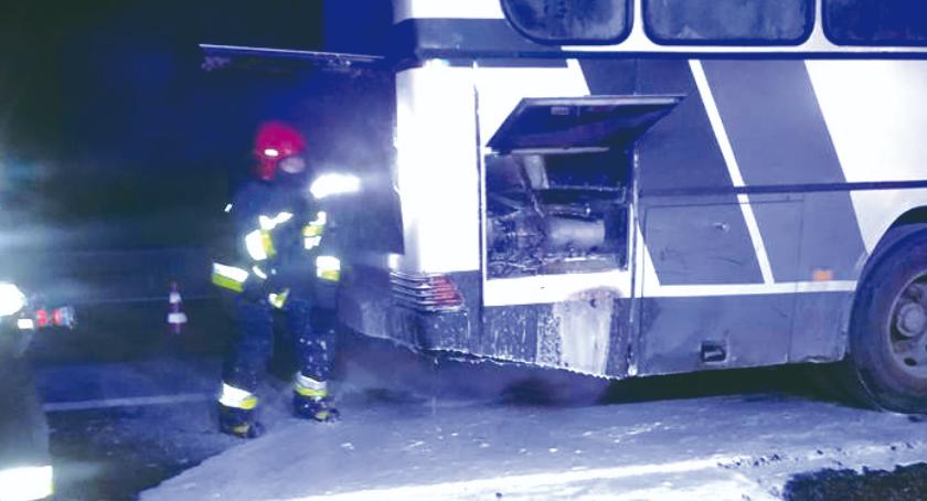 Zapalił się autobus