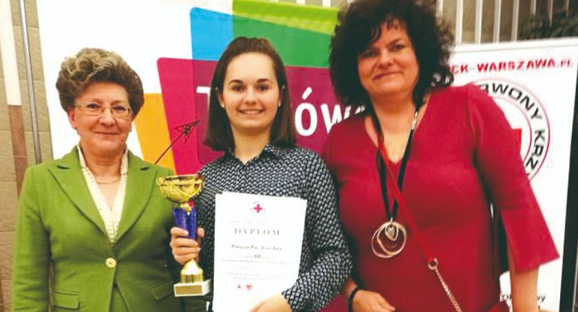 Patrycja na podium
