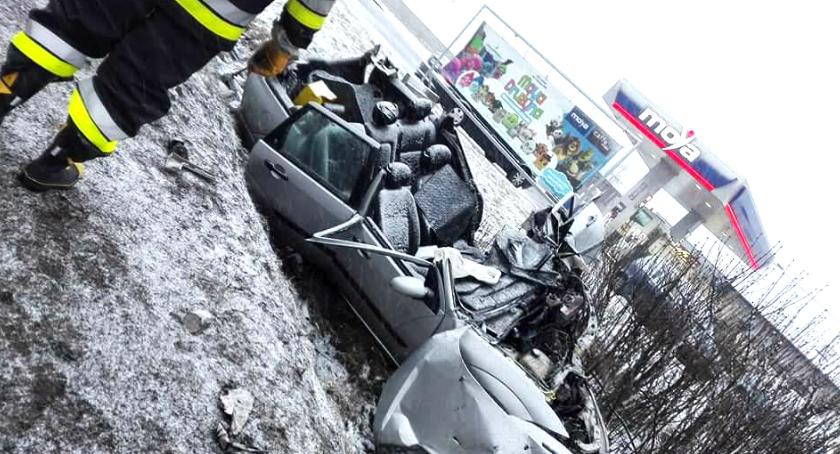 Poważny wypadek w Szpondowie