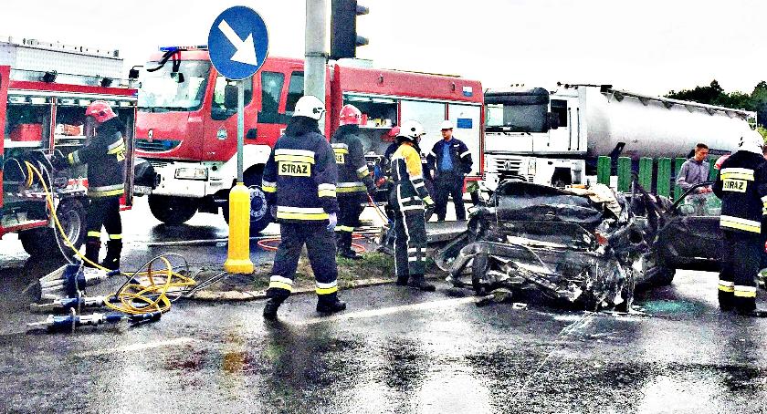 Koszmarny wypadek w Przyborowicach